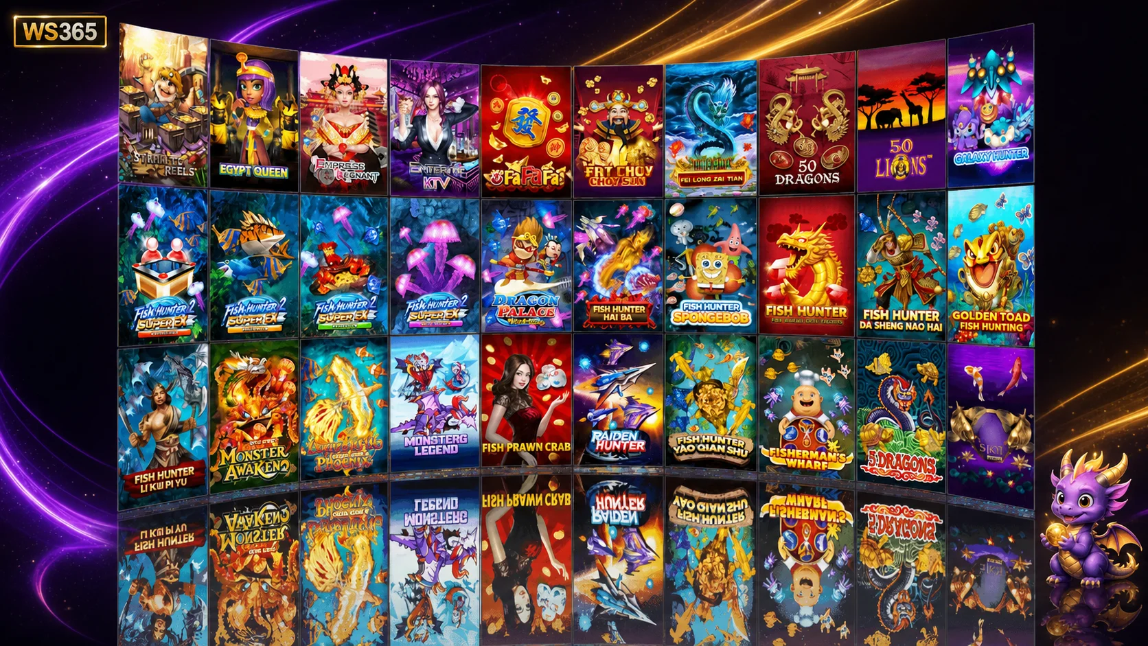 รวมเกมสล็อตและเกมตกปลาบน WS365